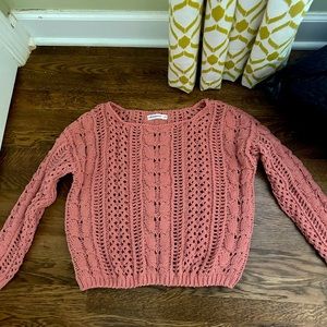 Pink Sweater